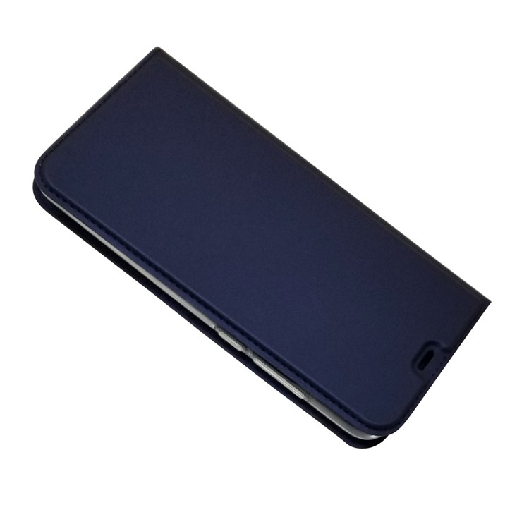 Auto-absorbed Stand Leather Card Holder Case for Xiaomi Mi A2 Lite / Redmi 6 Pro - Dark Blue-3