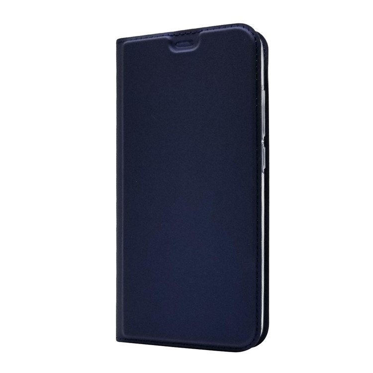 Auto-absorbed Stand Leather Card Holder Case for Xiaomi Mi A2 Lite / Redmi 6 Pro - Dark Blue-7