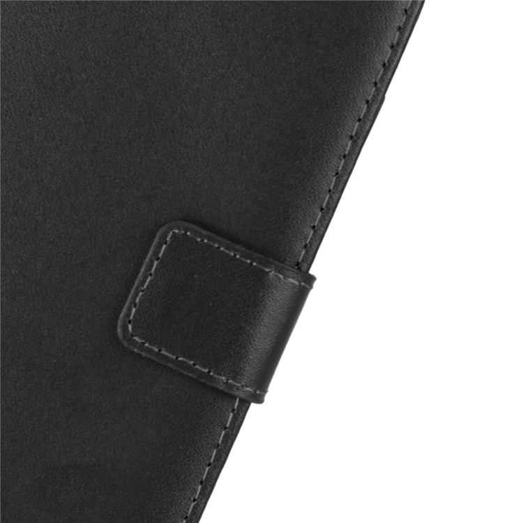 Genuine Leather Wallet Stand Phone Case for Xiaomi Mi A2 Lite / Redmi 6 Pro - Black-7