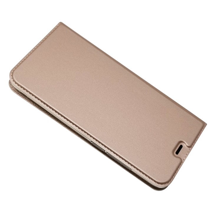 Auto-absorbed Stand Card Holder Leather Phone Cover for Xiaomi Redmi S2 / Y2 - Rose Gold-3