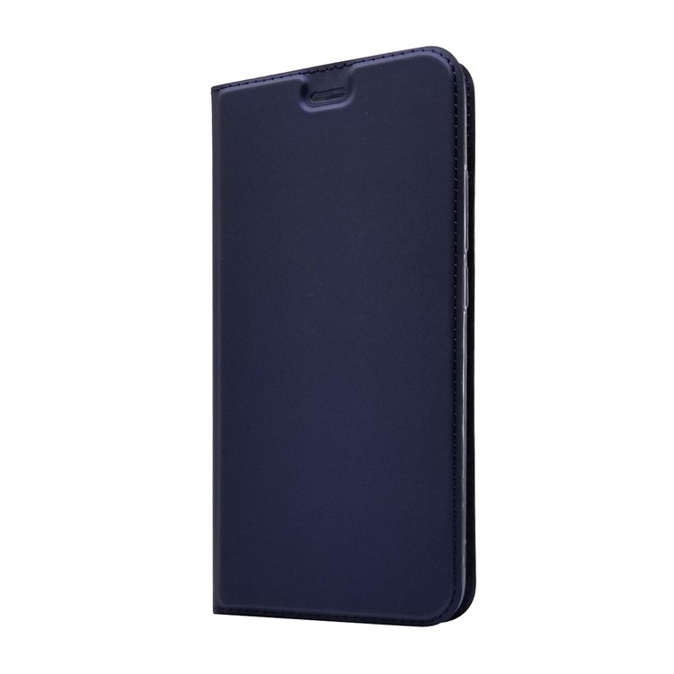 Auto-absorbed Stand Card Holder Leather Case Cover for Xiaomi Redmi S2 / Y2 - Dark Blue-8