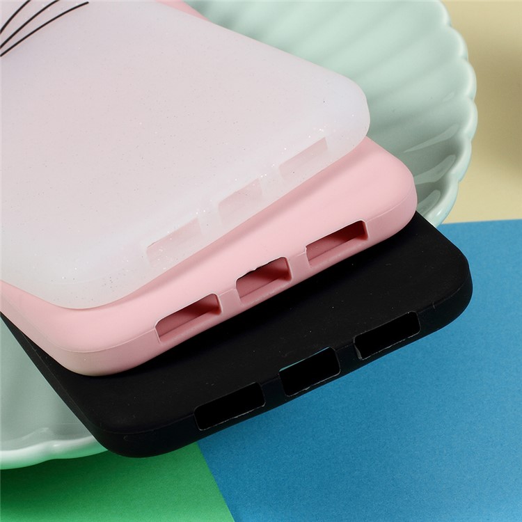 3D Mustache Cat Silicone Case Phone Cover for Xiaomi Mi 8 (6.21-inch) - Black-7
