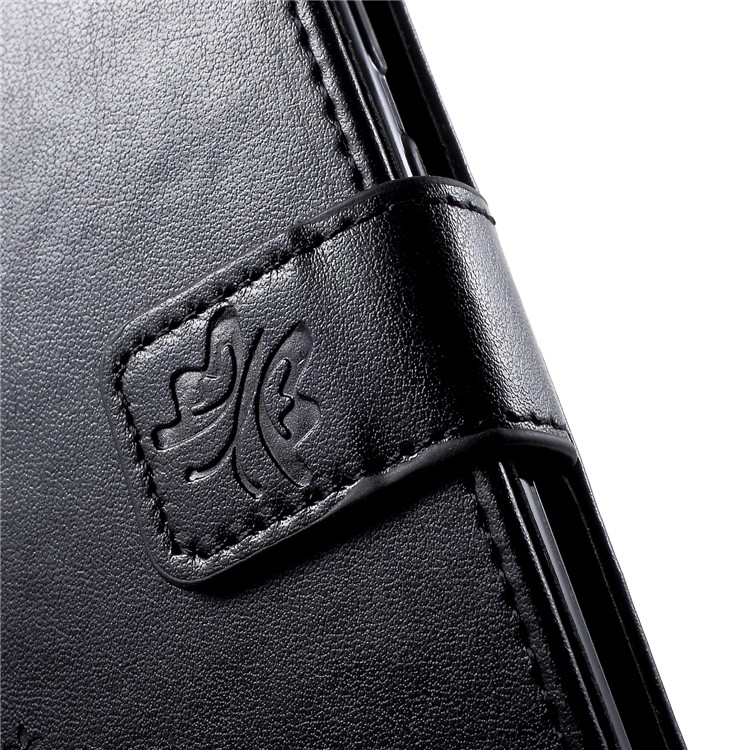 Imprinted Butterfly Flowers PU Leather Wallet Casing with Stand for Xiaomi Mi 8 (6.21-inch) - Black-8
