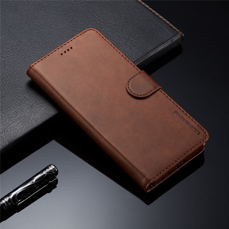 LC.IMEEKE Wallet Stand Leather Mobile Phone Case for Xiaomi Redmi Note 5 / Redmi 5 Plus - Coffee-10