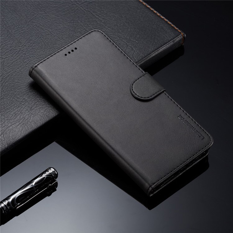 LC.IMEEKE Wallet Stand Leather Mobile Phone Cover for Xiaomi Redmi Note 5 / Redmi 5 Plus - Black-4