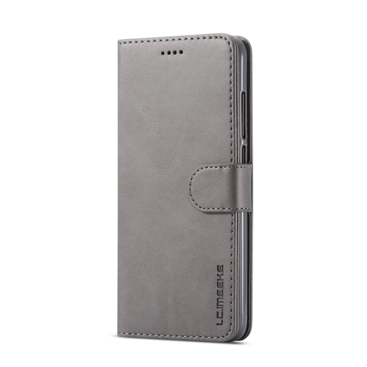 LC.IMEEKE Wallet Stand Leather Mobile Phone Shell for Xiaomi Redmi Note 5 / Redmi 5 Plus - Grey-2