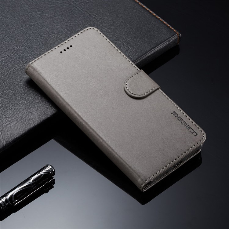 LC.IMEEKE Wallet Stand Leather Mobile Phone Shell for Xiaomi Redmi Note 5 / Redmi 5 Plus - Grey-4