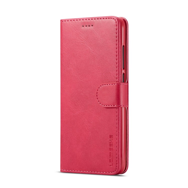 LC.IMEEKE Wallet Stand Leather Cell Phone Cover for Xiaomi Redmi Note 5 / Redmi 5 Plus - Red-2