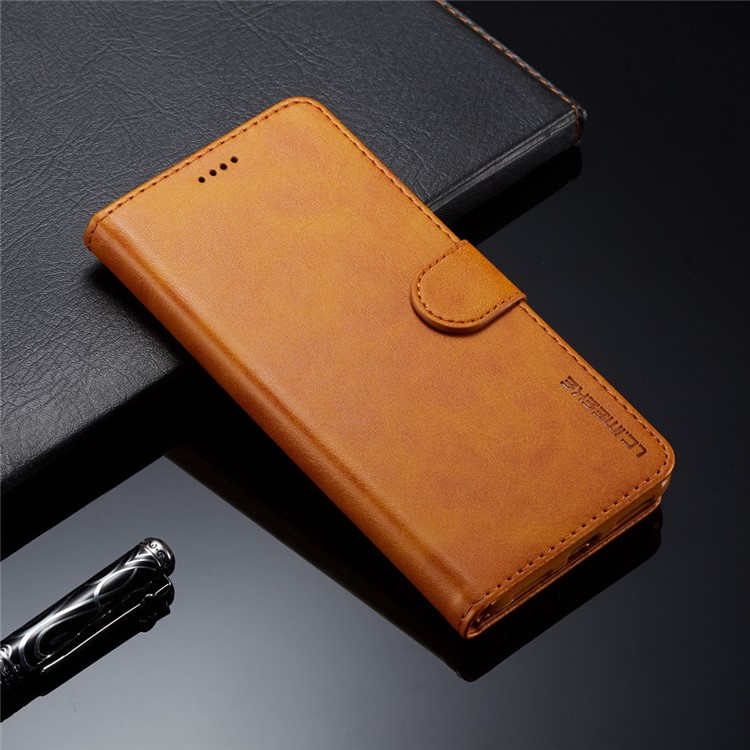 Lc. Imeeke Wallet Stand Cuir Protective Case Pour Xiaomi Redmi Note 5 / Redmi 5 Plus - Brun