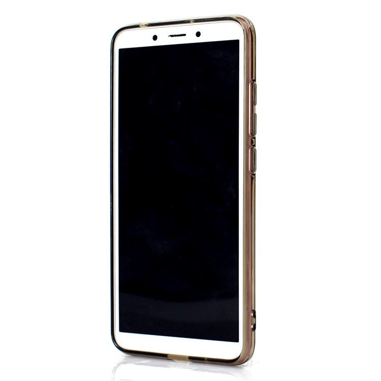 copertura Rigida Per Telefono 3D In TPU Morbido Per Xiaomi Redmi 6 (doppia Fotocamera: 12MP + 5MP) - Grigio-4