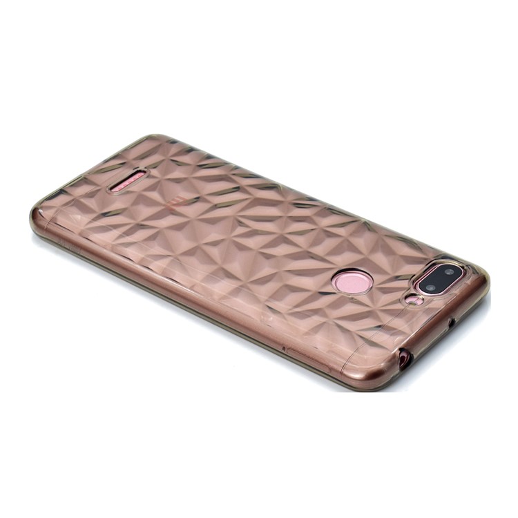 copertura Rigida Per Telefono 3D In TPU Morbido Per Xiaomi Redmi 6 (doppia Fotocamera: 12MP + 5MP) - Grigio-7