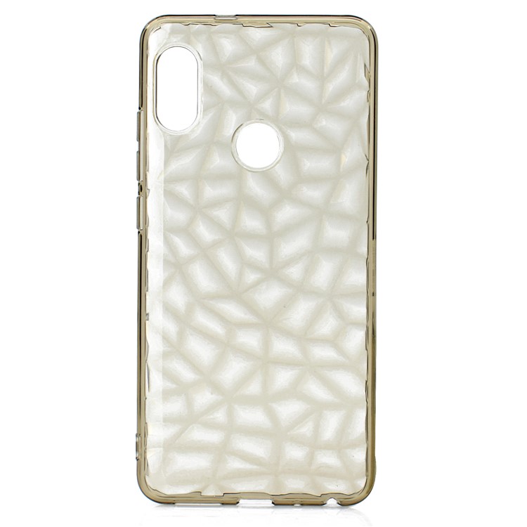3D Diamond Grain Soft TPU Shell for Xiaomi Redmi Note 5 Pro (Dual Camera) / Redmi Note 5 (China) - Grey-4