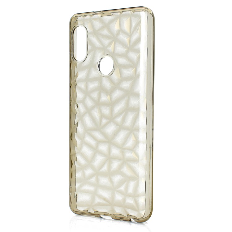 3D Diamond Grain Soft TPU Shell for Xiaomi Redmi Note 5 Pro (Dual Camera) / Redmi Note 5 (China) - Grey-5