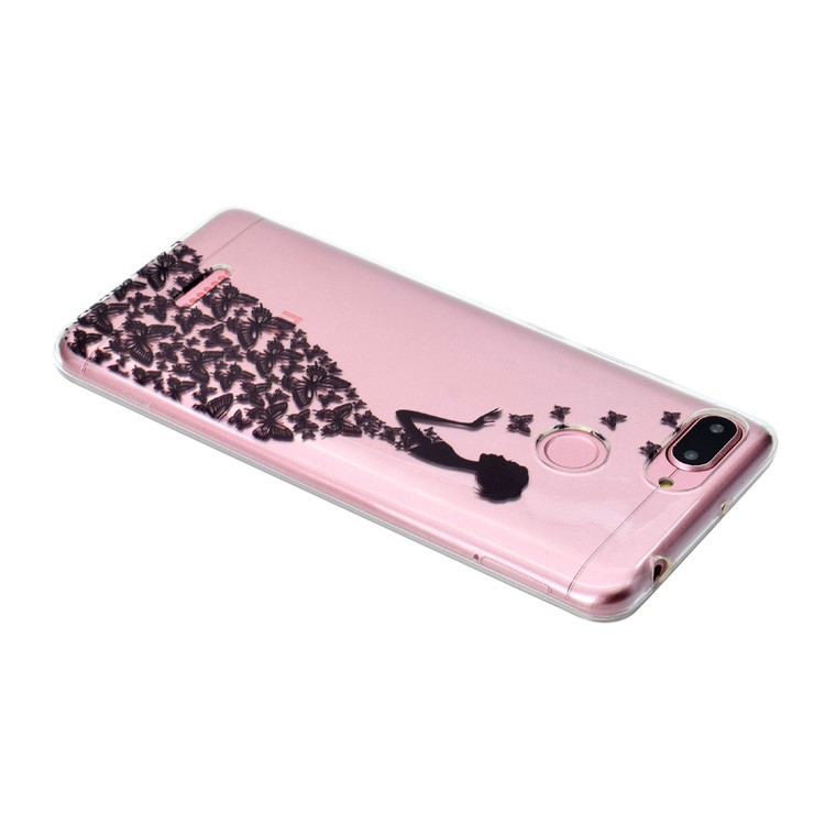 Pattern Printing Soft TPU Phone Shell for Xiaomi Redmi 6 (Dual Camera: 12MP+5MP) - Butterfly Girl-4