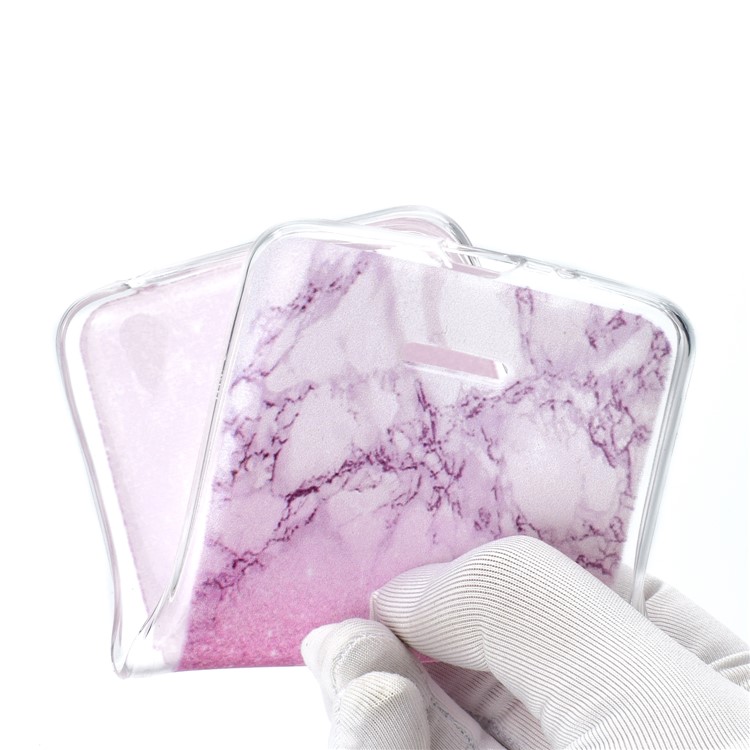Pattern Printing Soft TPU Phone Cover for Xiaomi Redmi 6 (Dual Camera: 12MP+5MP) - Pink Marble-5