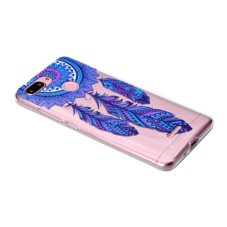 Pattern Printing TPU Cell Phone Case for Xiaomi Redmi 6 (Dual Camera: 12MP+5MP) - Dream Catcher-3