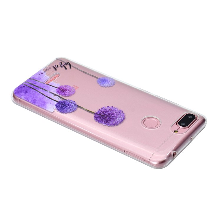 Pattern Printing Soft TPU Mobile Phone Case for Xiaomi Redmi 6 (Dual Camera: 12MP+5MP) - Dandelions-4