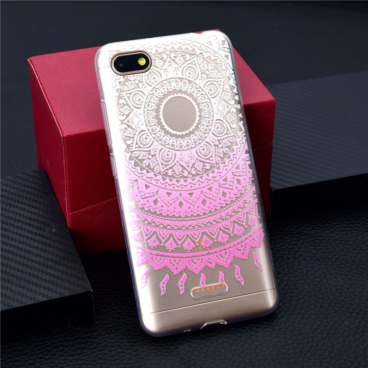 Pattern Printing Soft TPU Protection Case for Xiaomi Redmi 6A (Single 12MP Rear Camera) - Ethnic Style Pattern-6