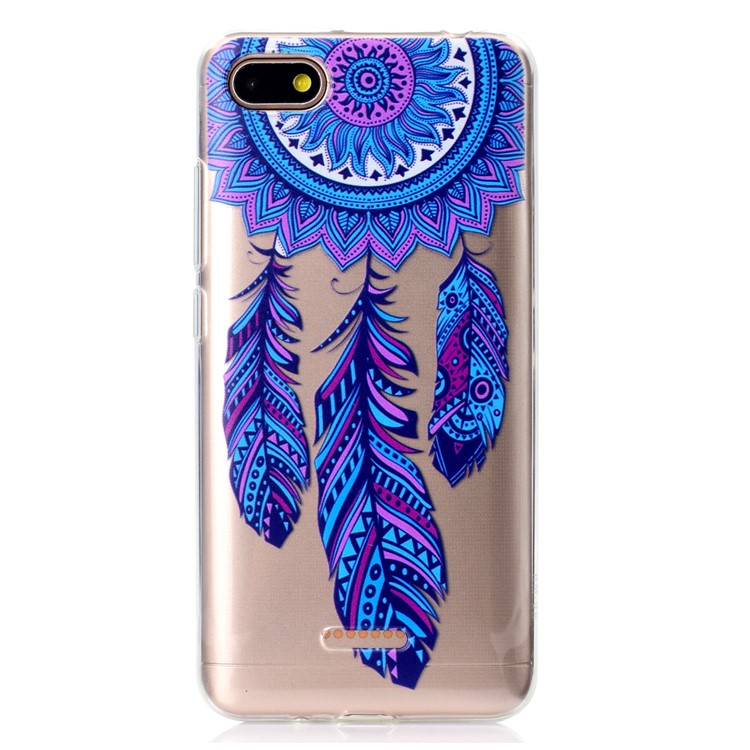 Pattern Printing Soft TPU Protector Shell for Xiaomi Redmi 6A (Single 12MP Rear Camera) - Dream Catcher-2