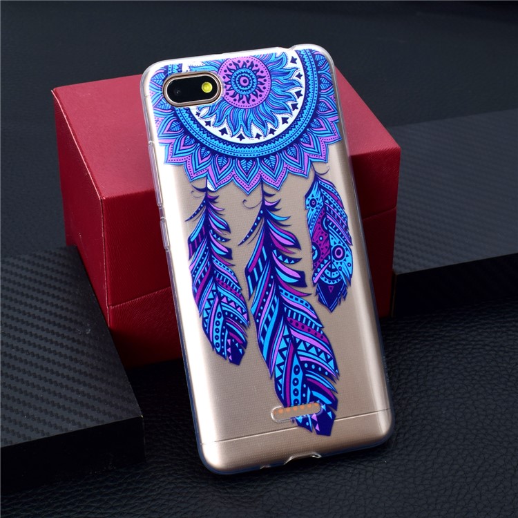 Pattern Printing Soft TPU Protector Shell for Xiaomi Redmi 6A (Single 12MP Rear Camera) - Dream Catcher-6
