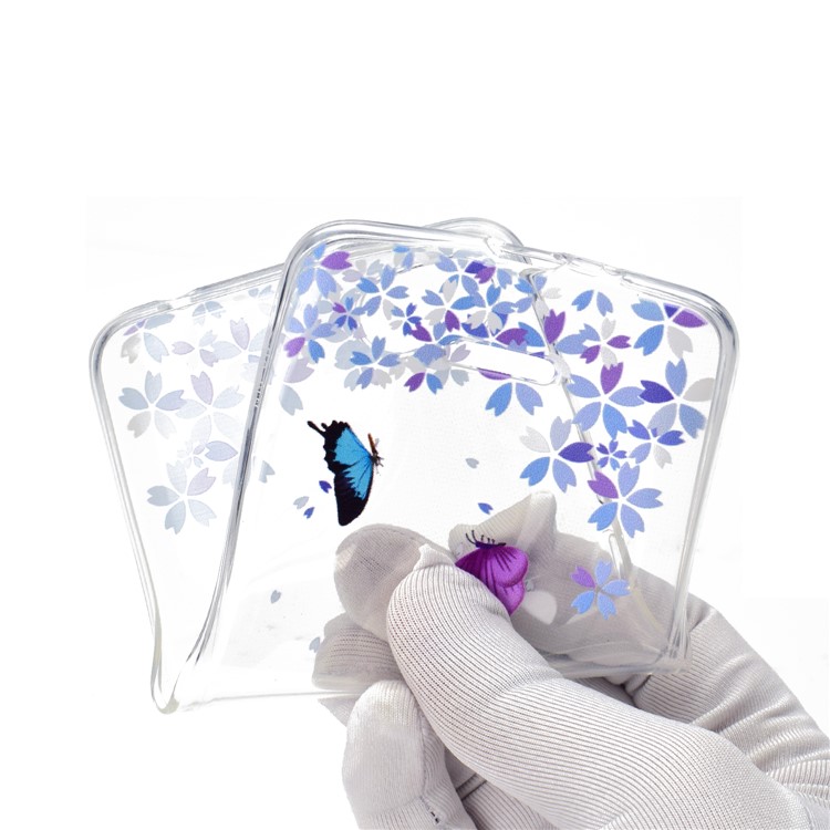 Pattern Printing TPU Back Cover for Xiaomi Redmi 6A (Single 12MP Rear Camera) - Two Butterflies-5