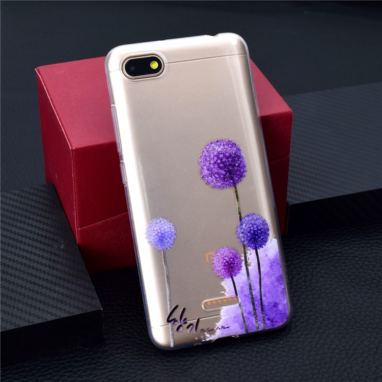 Pattern Printing TPU Back Shell for Xiaomi Redmi 6A (Single 12MP Rear Camera) - Dandelions-6