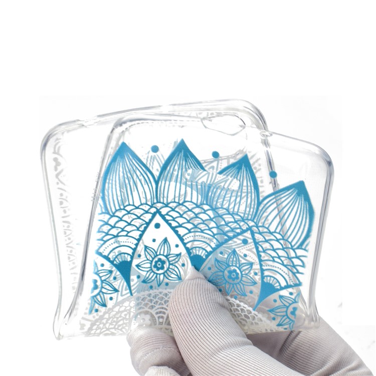 Pattern Printing Soft TPU Cover Shell for Xiaomi Redmi 6A (Single 12MP Rear Camera) - Blue Mandala-5