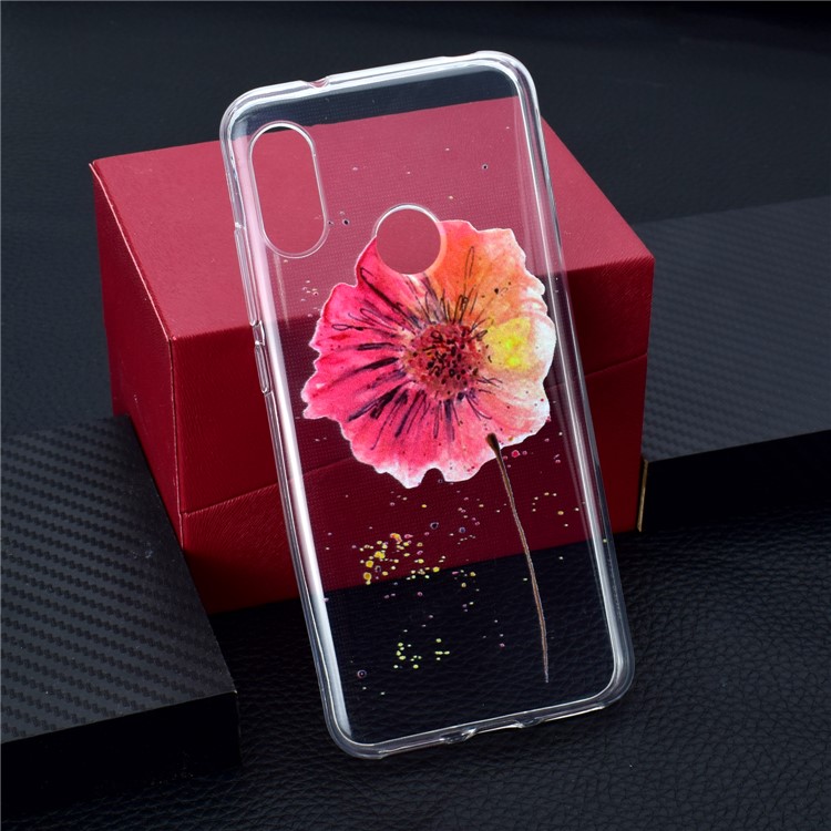 Pattern Printing TPU Cover for Xiaomi Mi A2 Lite / Redmi 6 Pro - Vivid Flower-1