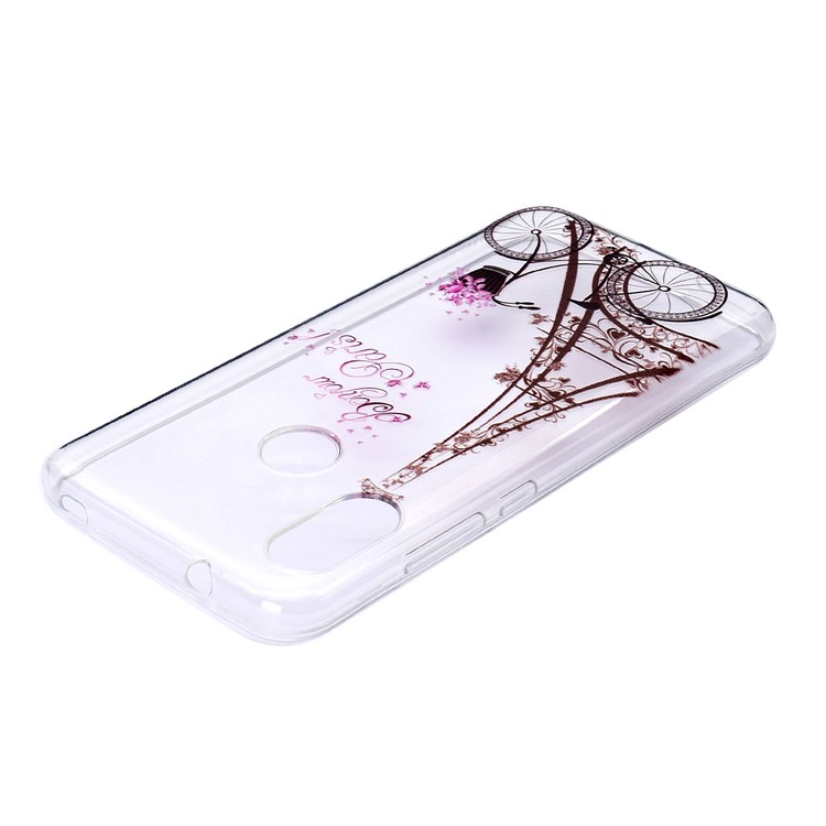 Pattern Printing TPU Soft Case for Xiaomi Mi A2 Lite / Redmi 6 Pro - Eiffel Tower-5