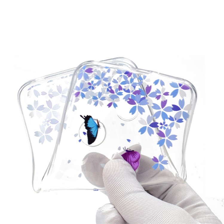 Pattern Printing TPU Flexible Case for Xiaomi Mi A2 Lite / Redmi 6 Pro - Butterfly and Flowers-6
