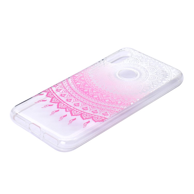 Pattern Printing TPU Cover Shell for Xiaomi Mi A2 Lite / Redmi 6 Pro - Pink Flower-4