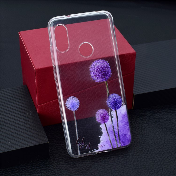 Pattern Printing TPU Protection Case for Xiaomi Mi A2 Lite / Redmi 6 Pro - Dandelion Pattern-1