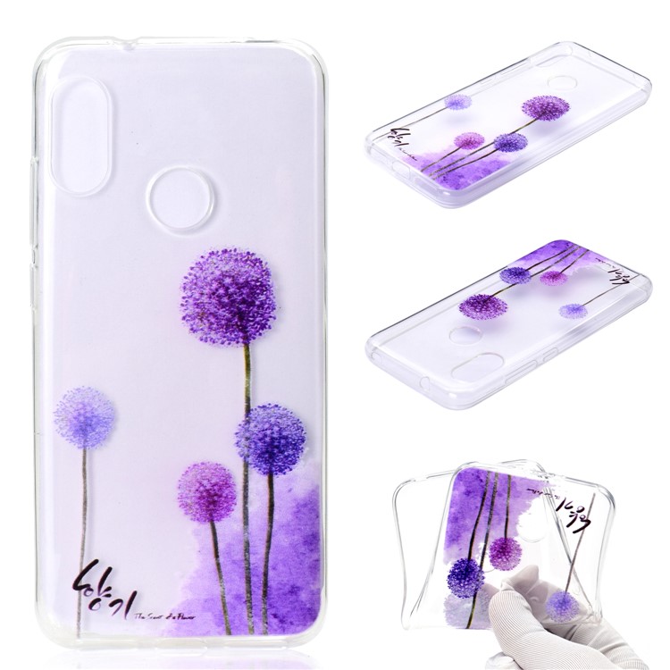 Pattern Printing TPU Protection Case for Xiaomi Mi A2 Lite / Redmi 6 Pro - Dandelion Pattern-2