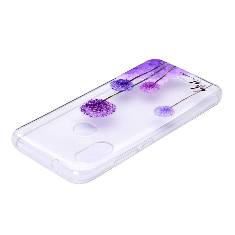 Pattern Printing TPU Protection Case for Xiaomi Mi A2 Lite / Redmi 6 Pro - Dandelion Pattern-5