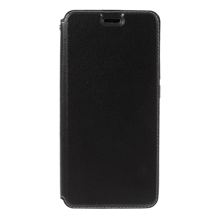 Auto-absorbed Card Holder Stand Leather Phone Cover for Xiaomi Redmi S2 / Y2 - Black-1