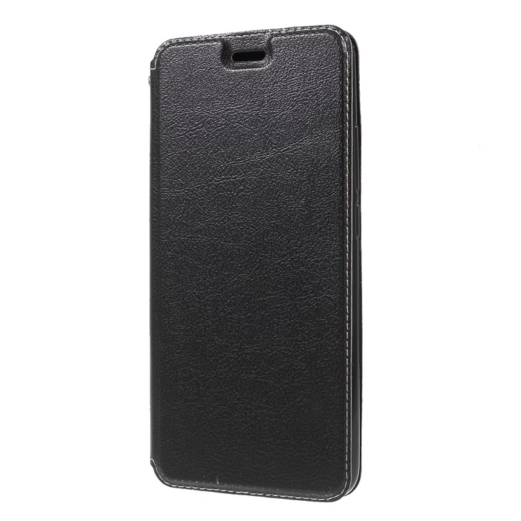 Auto-absorbed Card Holder Stand Leather Phone Cover for Xiaomi Redmi S2 / Y2 - Black-3