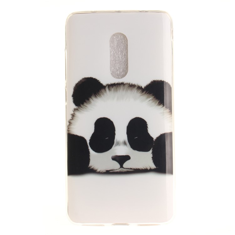 Soft TPU IMD Patterned Cover for Xiaomi Redmi Note 4 - Panda-2