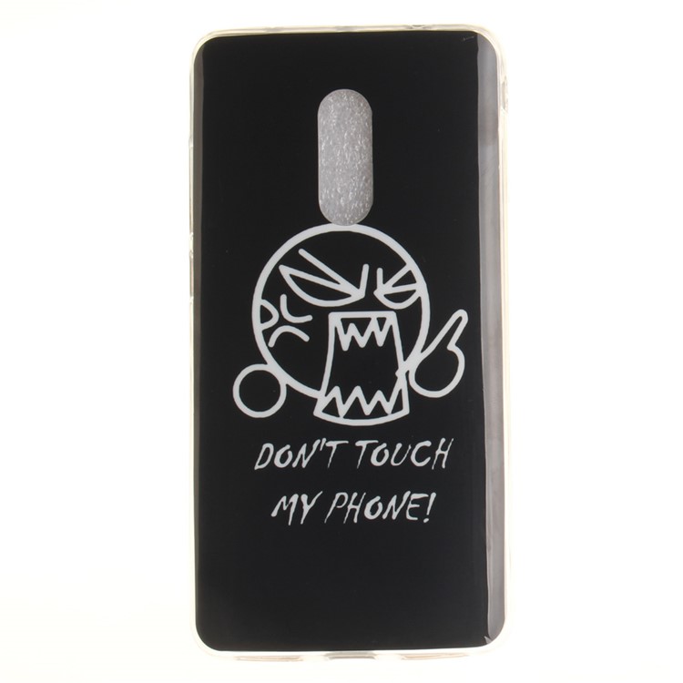 Soft TPU IMD Patterned Case for Xiaomi Redmi Note 4 - Do Not Touch My Phone-2