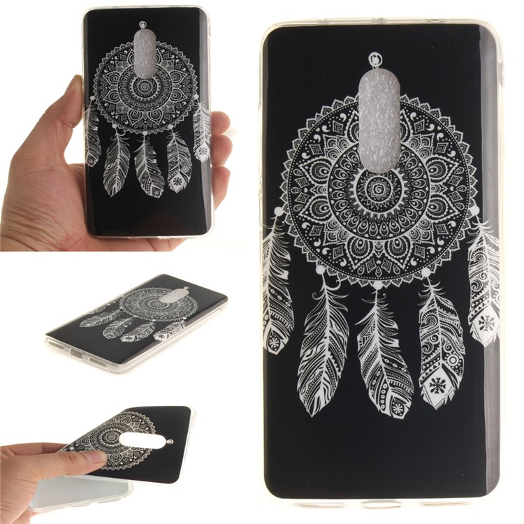 IMD Patterned Soft TPU Case for Xiaomi Redmi Note 4 - Tribal Dream Catcher-1