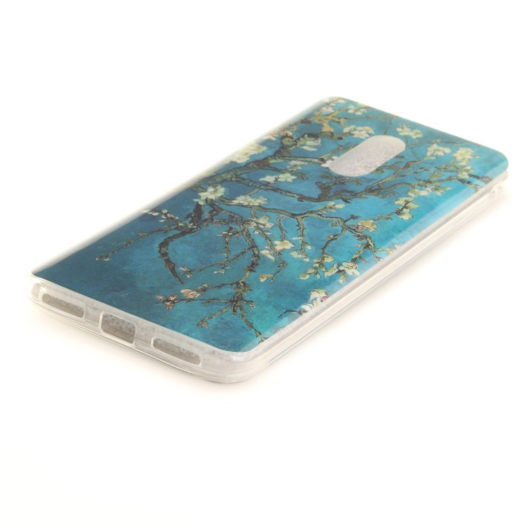 For Xiaomi Redmi Note 4 Soft TPU IMD Patterned Shell - Almond Tree in Blossom-3