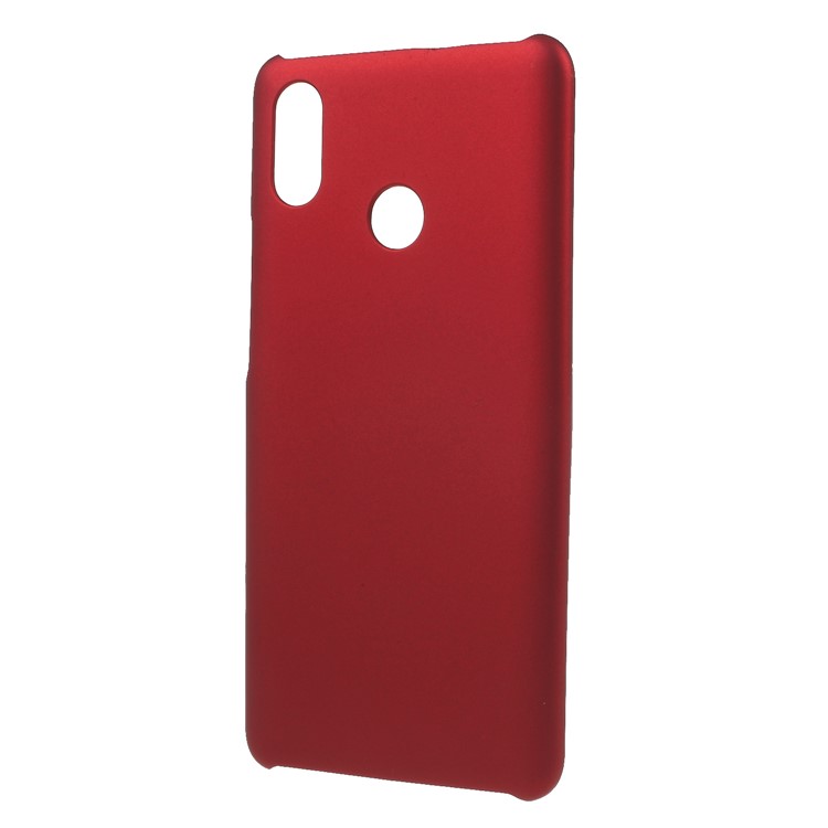 Rubberized PC Hard Case for Xiaomi Mi Max 3 - Red-2