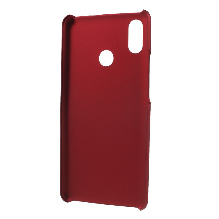 Rubberized PC Hard Case for Xiaomi Mi Max 3 - Red-3