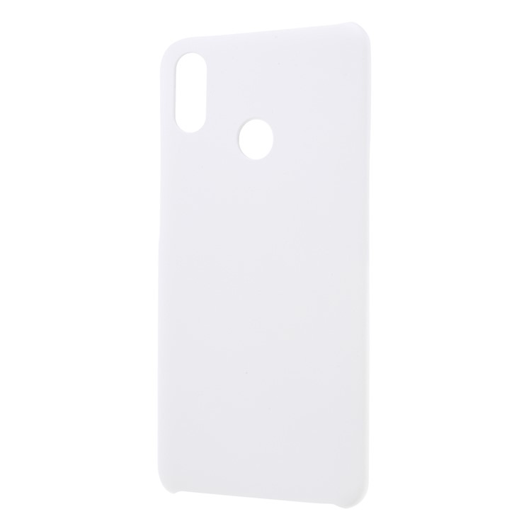 Rubberized PC Hard Shell for Xiaomi Mi Max 3 - White-2