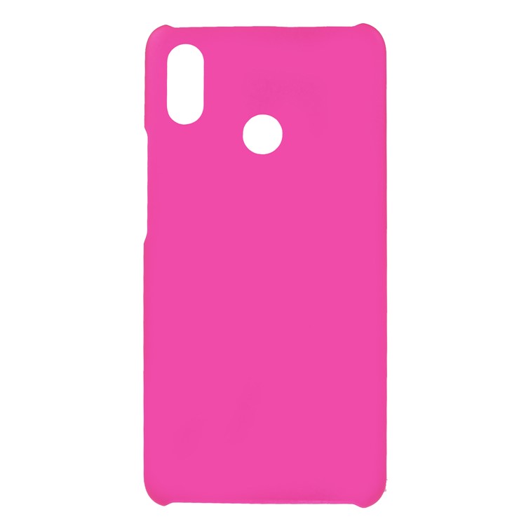 Rubberized PC Hard Casing for Xiaomi Mi Max 3 - Rose-1