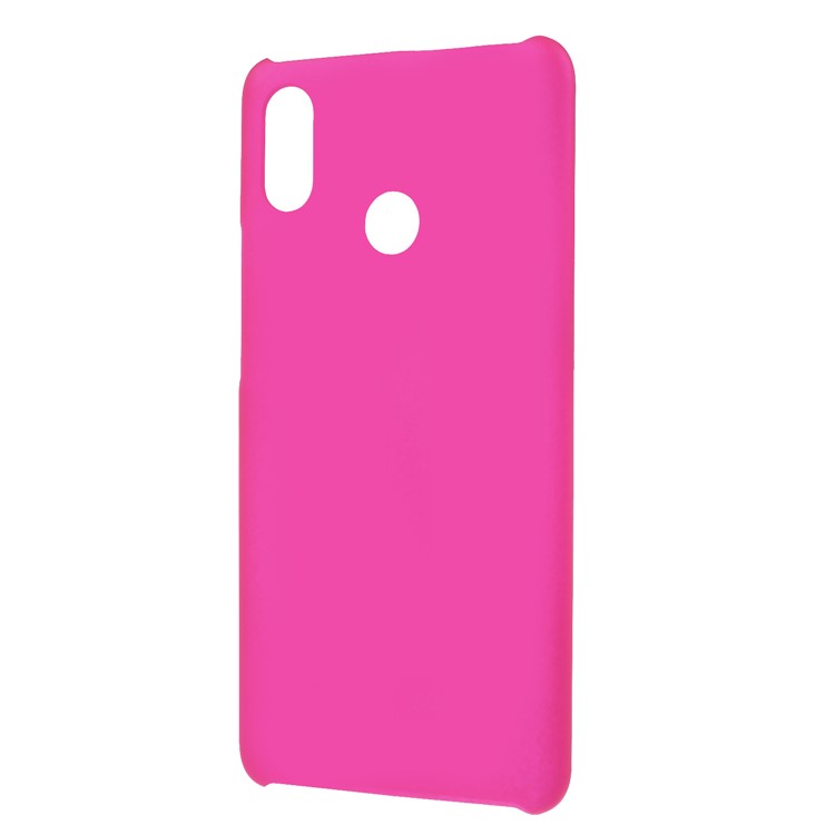 Rubberized PC Hard Casing for Xiaomi Mi Max 3 - Rose-2