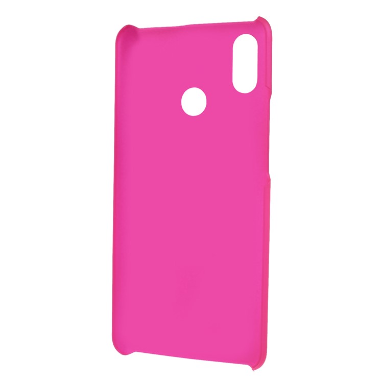 Rubberized PC Hard Casing for Xiaomi Mi Max 3 - Rose-3