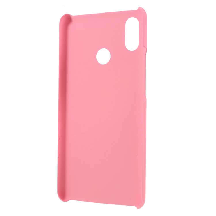 Rubberized PC Hard Mobile Phone Case for Xiaomi Mi Max 3 - Pink-3