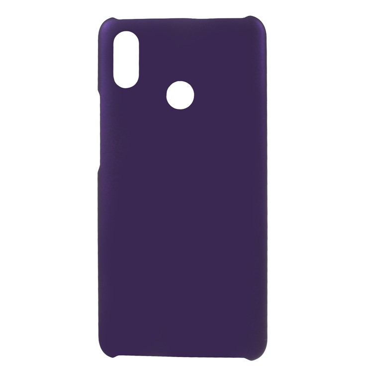Rubberized Plastic Hard Back Shell for Xiaomi Mi Max 3 - Purple-1