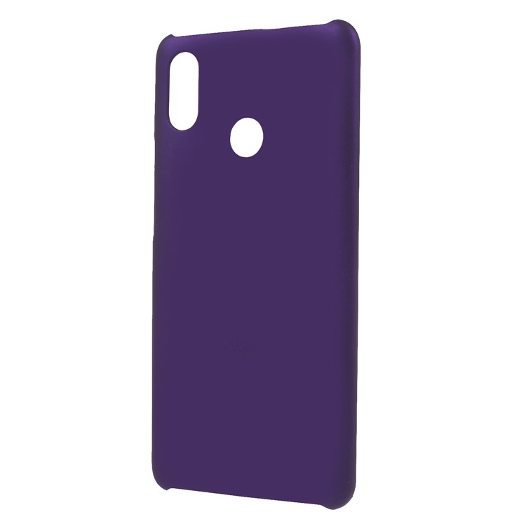 Rubberized Plastic Hard Back Shell for Xiaomi Mi Max 3 - Purple-2
