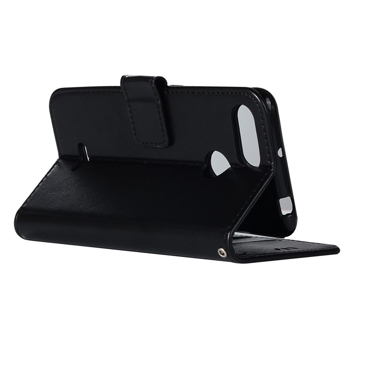 For Xiaomi Redmi 6 Imprint Owl Dream Catcher Wallet Stand Leather Case - Black-5